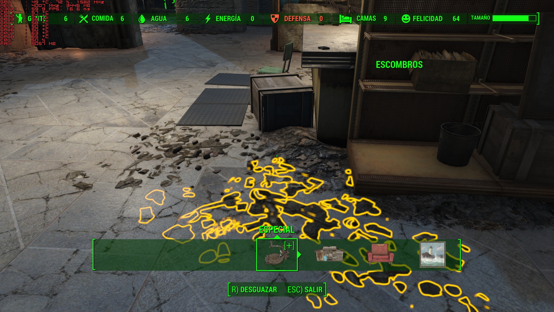 scrap everything fallout 4